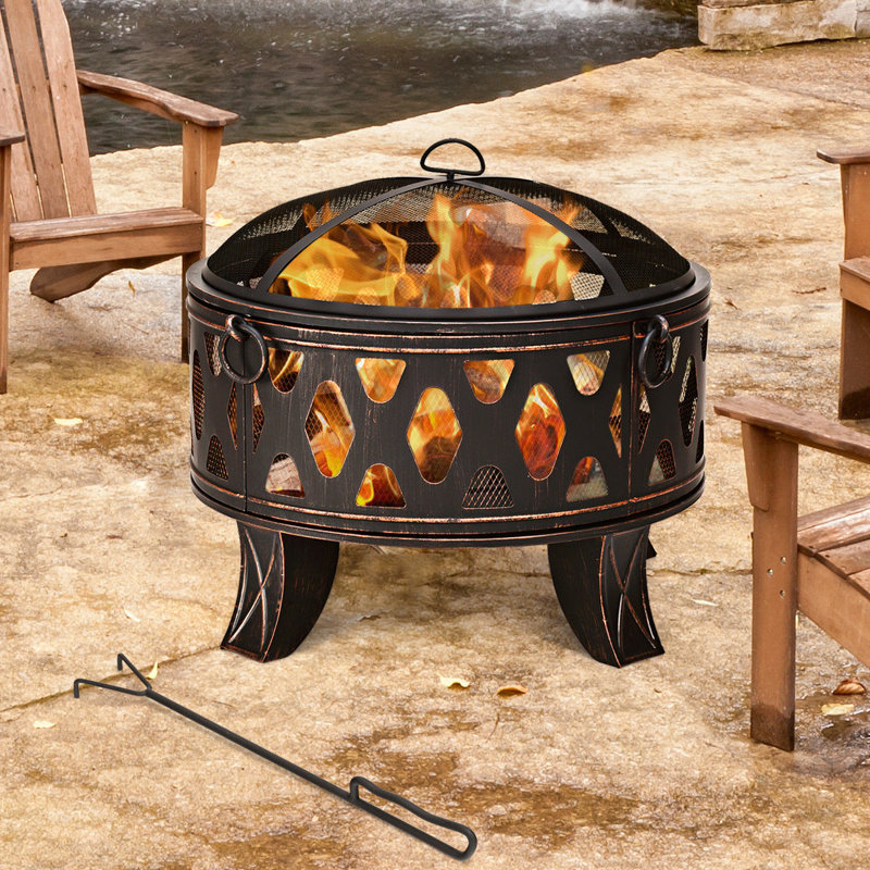 Sol 72 Outdoor Kyles Iron Charcoal Fire Pit & Reviews Wayfair.co.uk